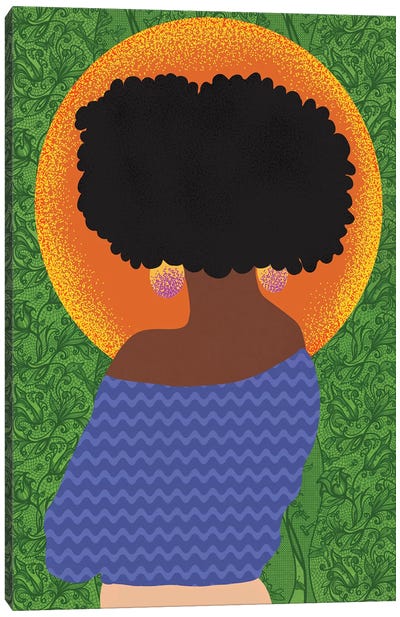 Fros and Greenery Canvas Art Print - Sagmoon Paper Co.
