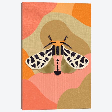 Moth Canvas Print #SPC42} by Sagmoon Paper Co. Art Print