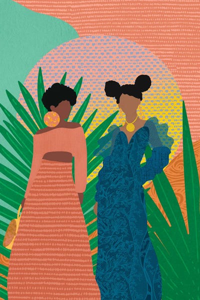 Tropical Leaves: Sisterhood by Sagmoon Paper Co.