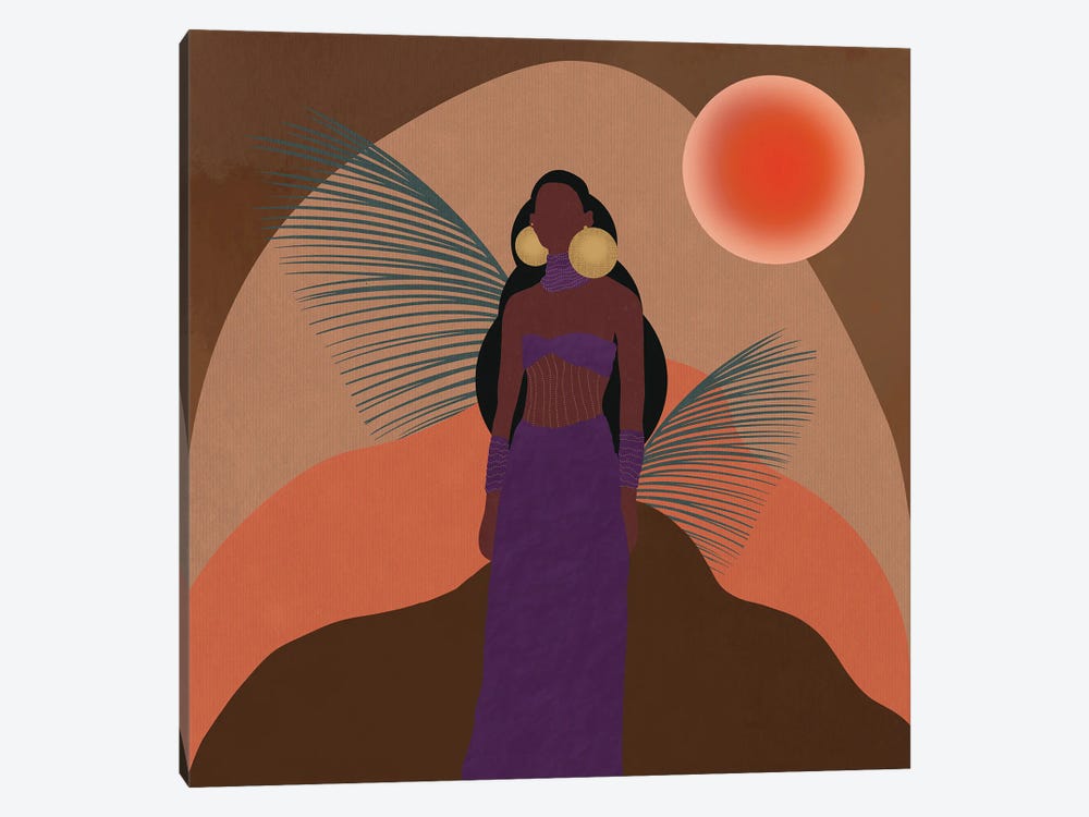 Desert Sunset by Sagmoon Paper Co. 1-piece Canvas Print