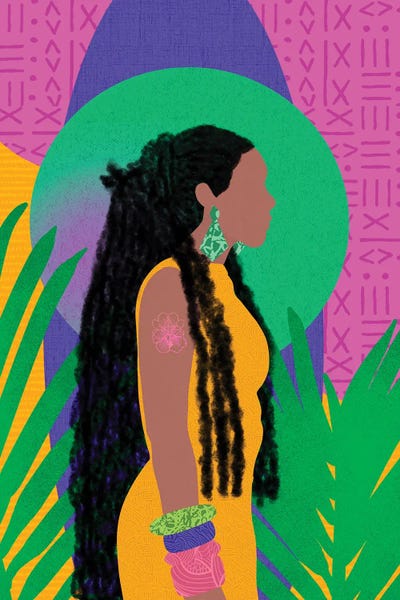 Tropical Leaves: Loc’d in Love by Sagmoon Paper Co.