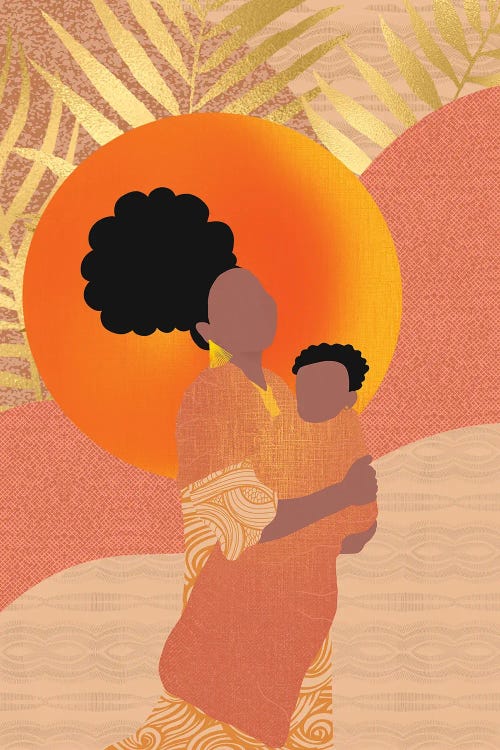 New Mom by Sagmoon Paper Co. wall art