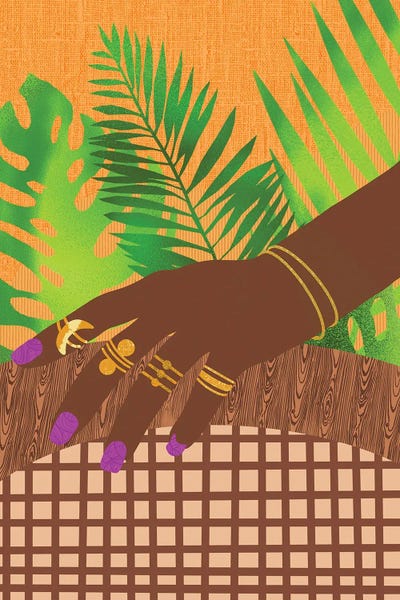 Tropical Leaves: Have A Seat by Sagmoon Paper Co.