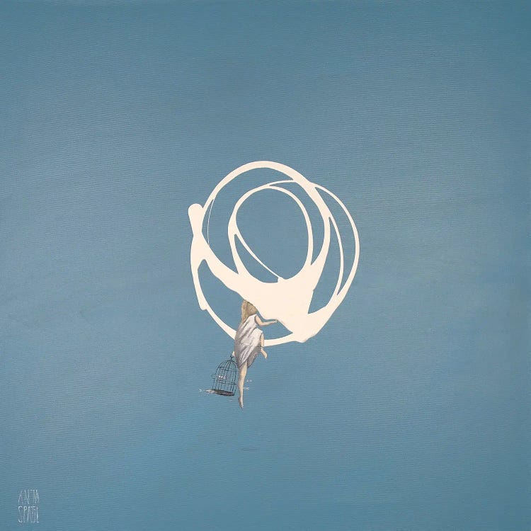 Me And You III by Anja Spagl wall art