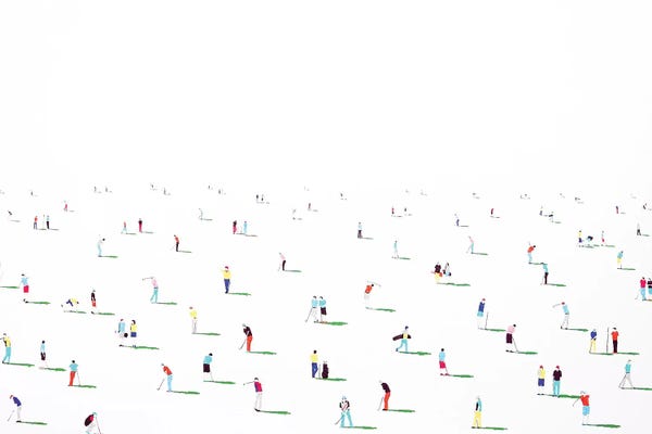 Stephanie Ho: Golfers II by Stephanie Ho