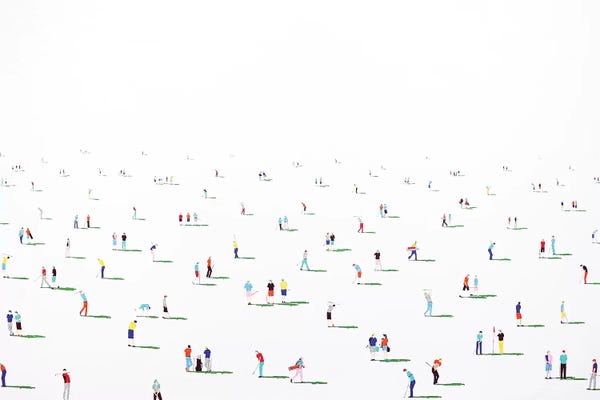 Stephanie Ho: Golfers X by Stephanie Ho