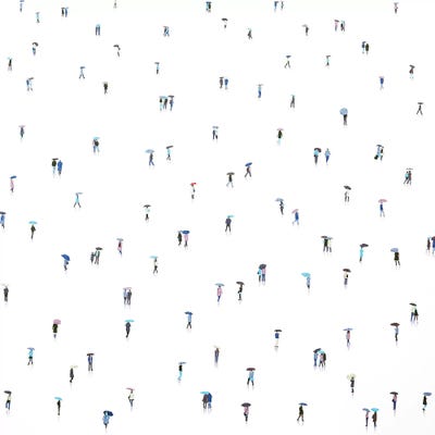 Sky Fall XXXIII by Stephanie Ho framed canvas print