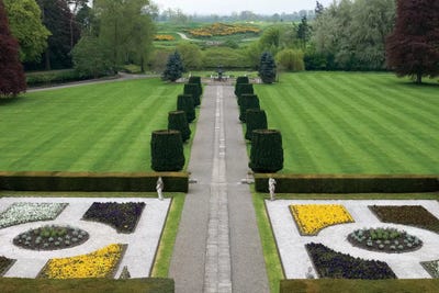 Formal Panel Garden & Avenue, The K Club, Straffan, County Kildare, Leinster Province, Republic Of Ireland by Sergio Pitamitz art print