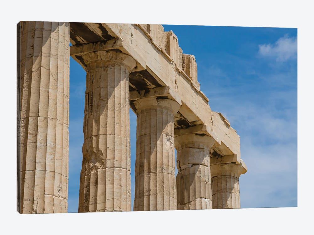 Close-Up Of The Remaining Columns And Ruins At The Parthenon, Acropolis. The Parthenon, Athens, Greece. by Sergio Pitamitz 1-piece Canvas Wall Art