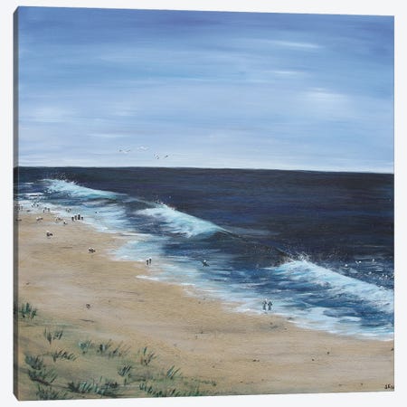 Sea Breeze Canvas Print #SPK39} by Sophia Kuehn Canvas Wall Art