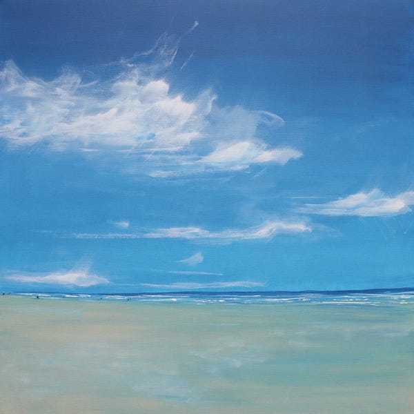 Large Coastal Art - Canvas Prints: Under Heaven by Sophia Kuehn