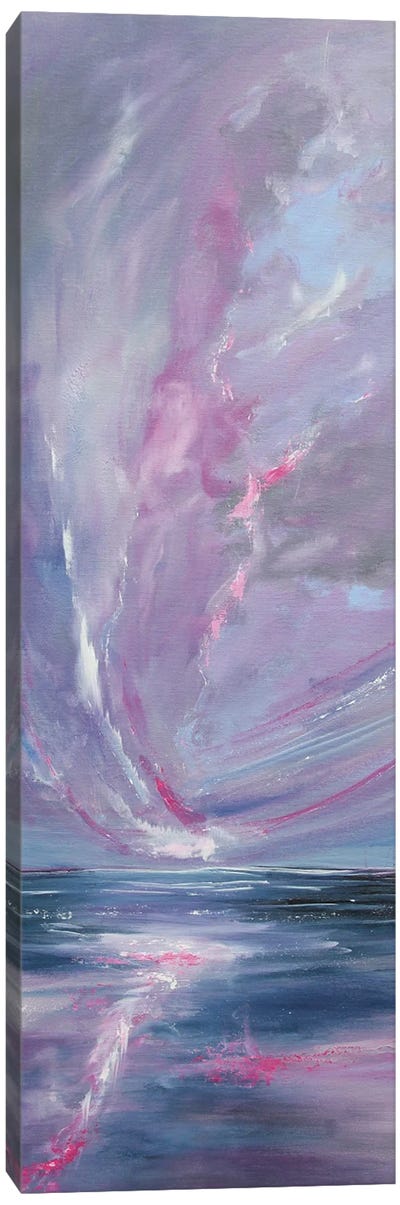 Underglow Canvas Art Print - Purple Abstract Art