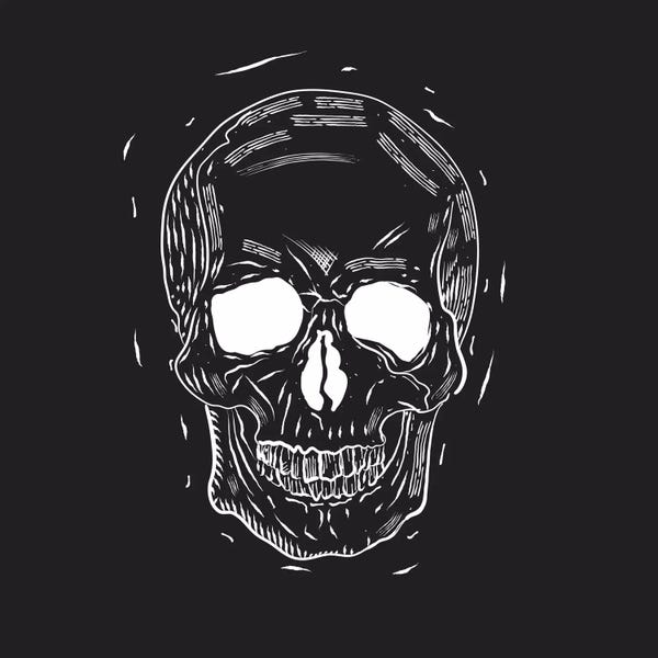 Spooky Cut Skull