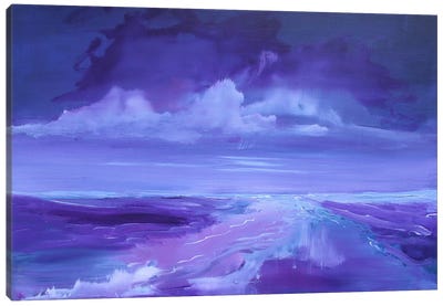 Violet Sky Canvas Art Print