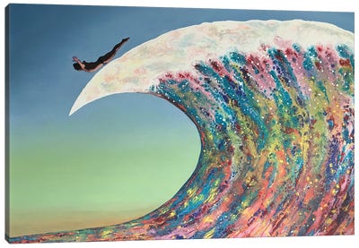 Fly Awave IV Canvas Art Print - Fresh Perspectives