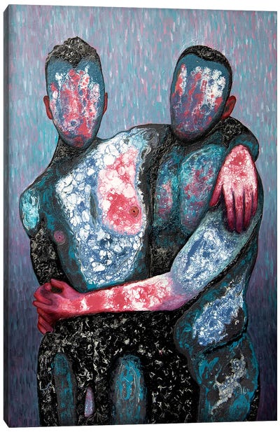 In The Space Between Us Canvas Art Print - Stefano Pallara