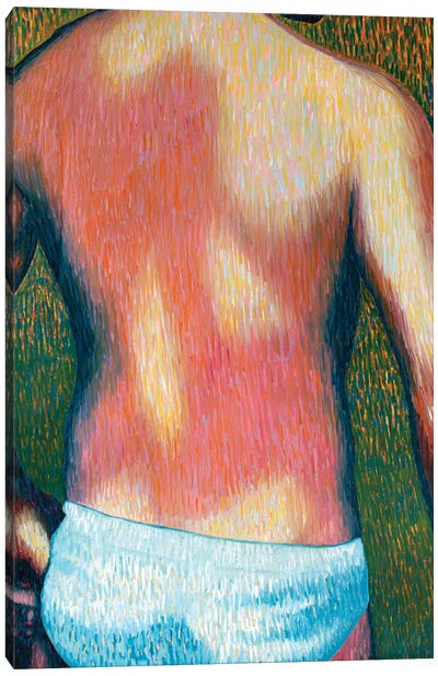 Male Nude VII Canvas Art Print - Stefano Pallara