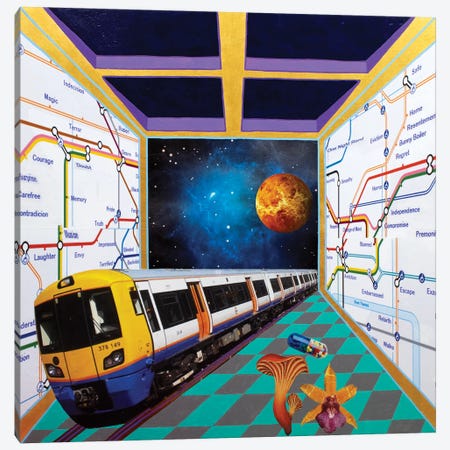 Station To Station Canvas Print #SPL236} by Stefano Pallara Canvas Artwork