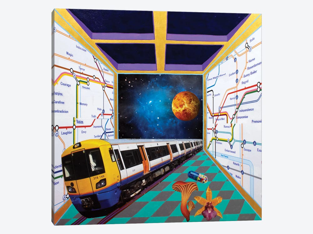 Station To Station by Stefano Pallara 1-piece Canvas Wall Art