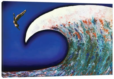 Fly Awave III Canvas Art Print - Stefano Pallara