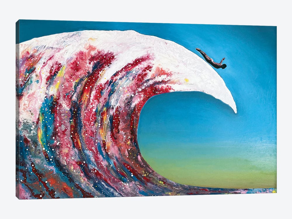 Fly Awave VI by Stefano Pallara 1-piece Canvas Art Print