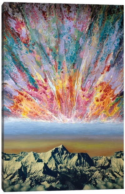 Echoing Mantra III Canvas Art Print - Rocky Mountain Art Collection - Canvas Prints & Wall Art