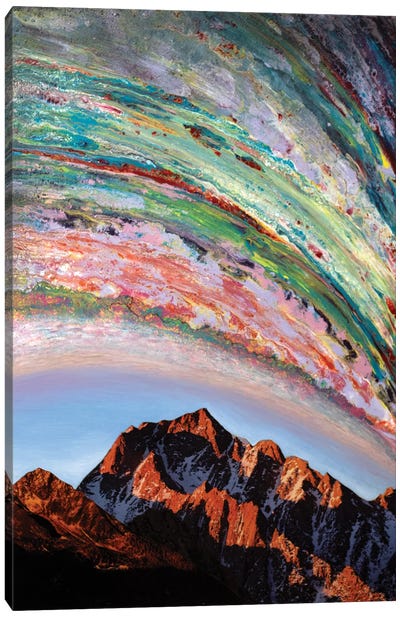 Serotonin Fuelled Elusions II Canvas Art Print - Rocky Mountain Art