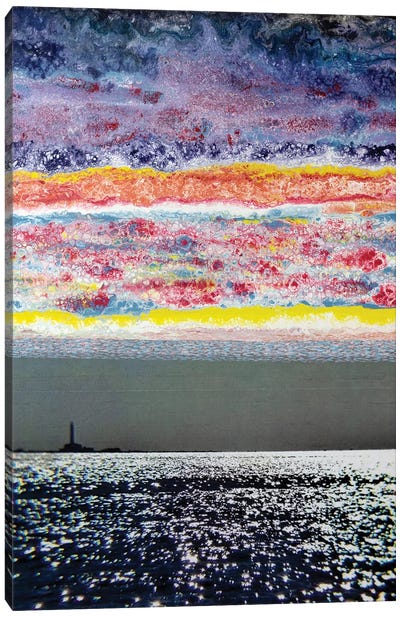To The Lighthouse Canvas Art Print - Stefano Pallara