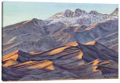 Great Sand Dunes Sunset Canvas Art Print