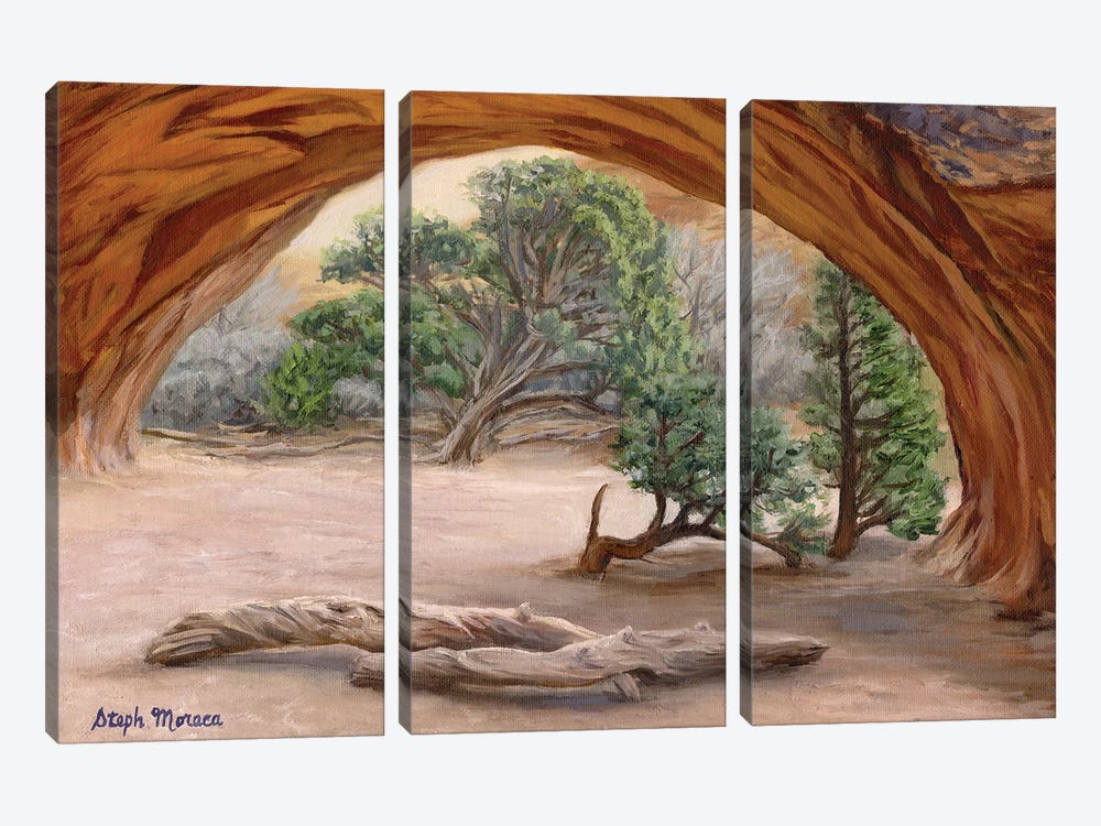 Navajo Arch by Steph Moraca 3-piece Canvas Artwork