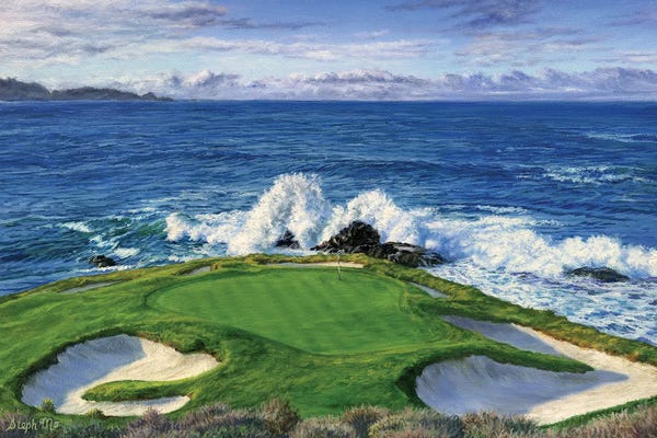 Wall Art: Pebble Beach by Steph Moraca