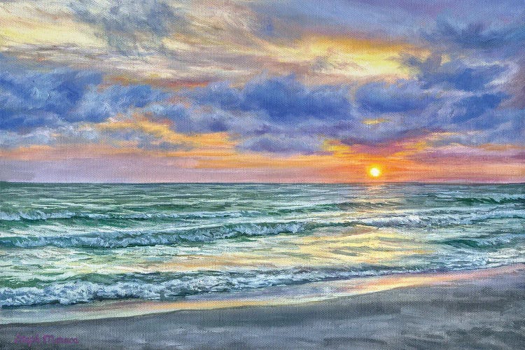 Serene Ocean Sunset