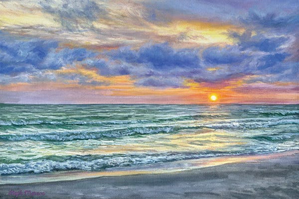 Serene Ocean Sunset