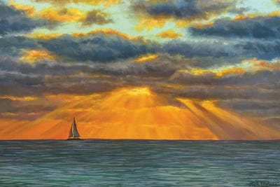 Sailor Sunset by Steph Moraca canvas print