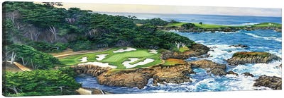 A Magnificent Challenge Canvas Art Print - Golf Course Art