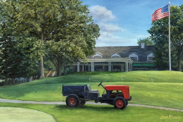 Steph Moraca: Arnie's Tractor At Latrobe by Steph Moraca