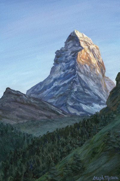 Last Light On The Matterhorn