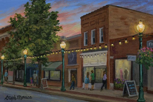 Steph Moraca: Twilight At Beaver Street by Steph Moraca