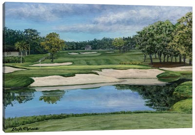 Bay Hill, No. 17 Canvas Art Print - Golf Art