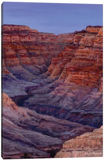 Grand Canyon Twilight Canvas Art Print - Steph Moraca