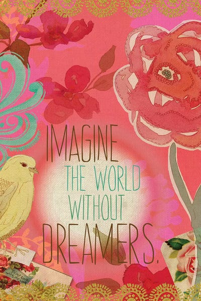 Imagine the World by Stephanie Ryan canvas print