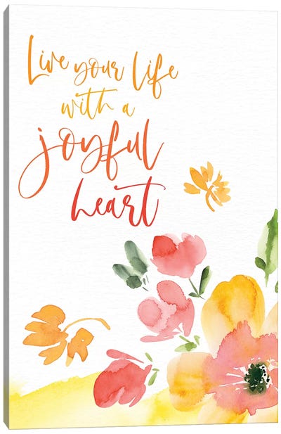 Joyful Heart Canvas Art Print - Stephanie Ryan