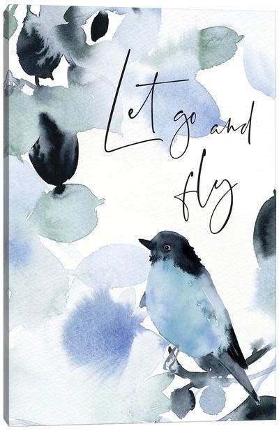 Let Go and Fly Canvas Art Print - Stephanie Ryan