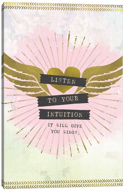 Listen to Your Intuition Canvas Art Print - Stephanie Ryan