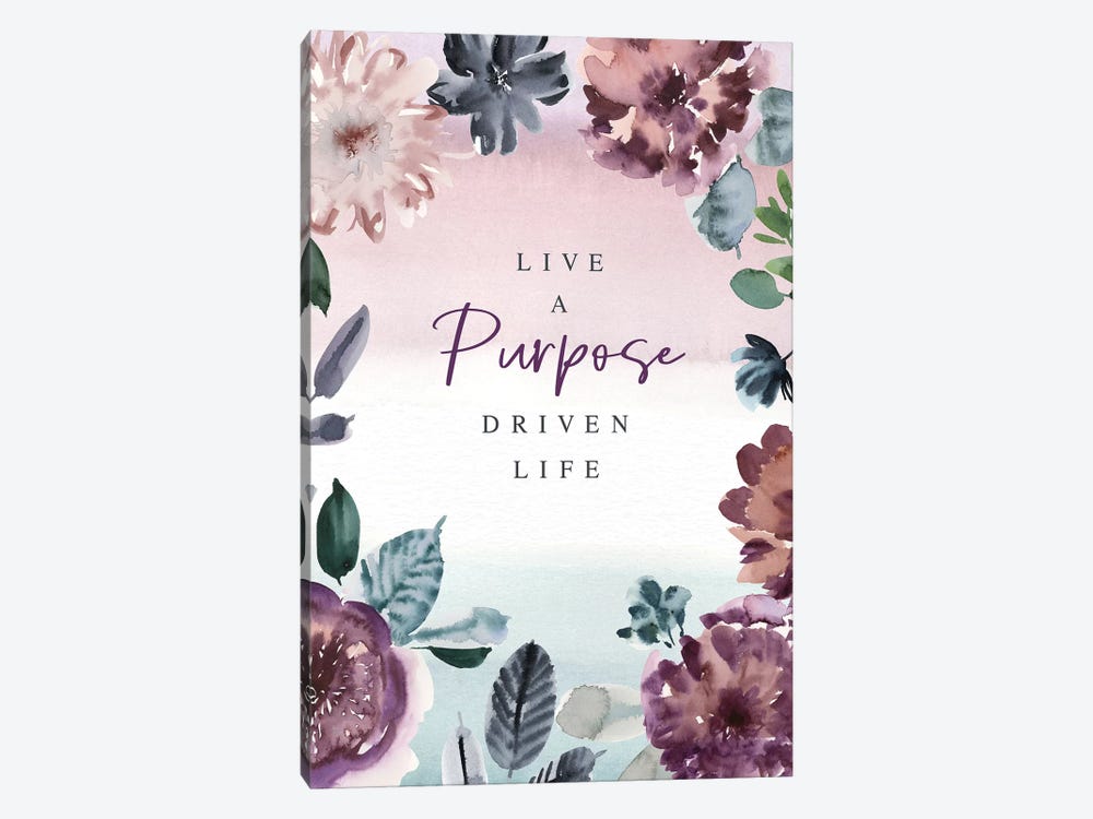 Live a Purpose by Stephanie Ryan 1-piece Art Print