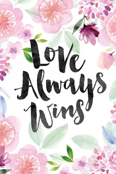 Love Always Wins by Stephanie Ryan canvas print