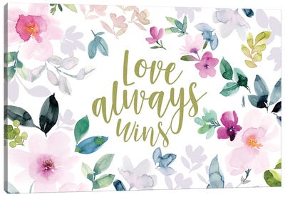 Love Always Wins II Canvas Art Print - Stephanie Ryan