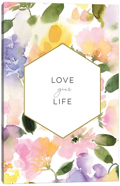 Love Your Life Canvas Art Print - Stephanie Ryan
