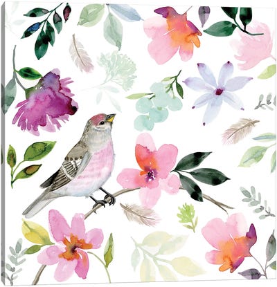Lovetales Bird Canvas Art Print - Stephanie Ryan