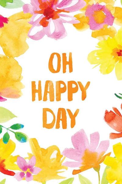 Oh Happy Day by Stephanie Ryan canvas print